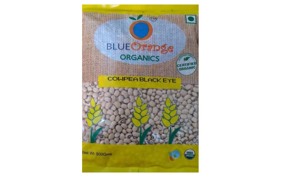Blue Orange Organics Cowpea Black Eye    Pack  500 grams